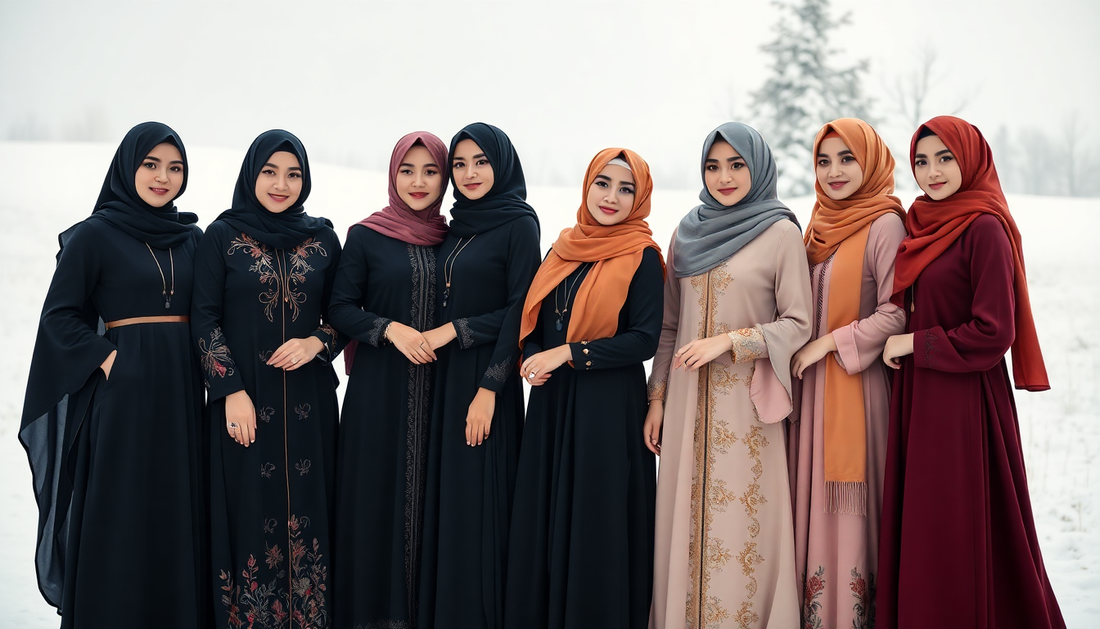 5 Cozy and Chic Winter Abayas to Elevate Your Style