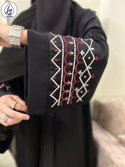 Embroidered abaya