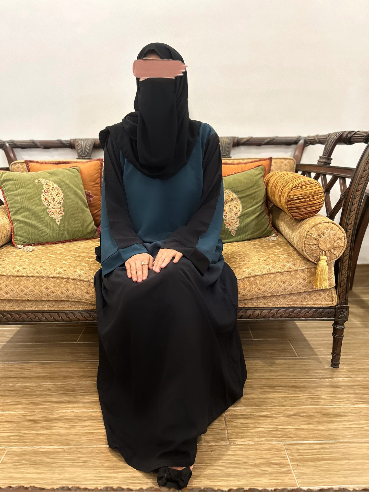 SHADOW BLACK ABAYA - MIZN