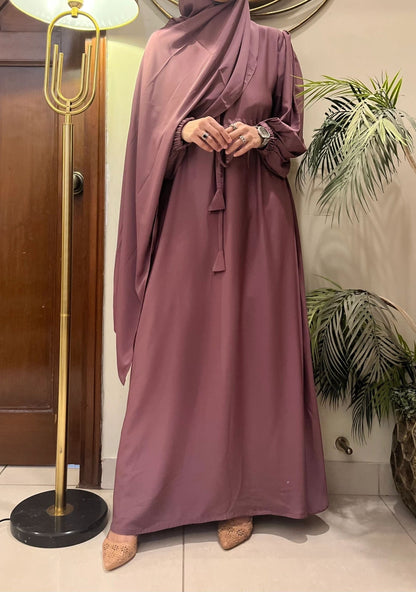 DRAWSTRING ABAYA