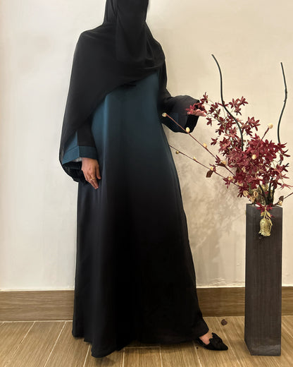 SHADOW BLACK ABAYA - MIZN