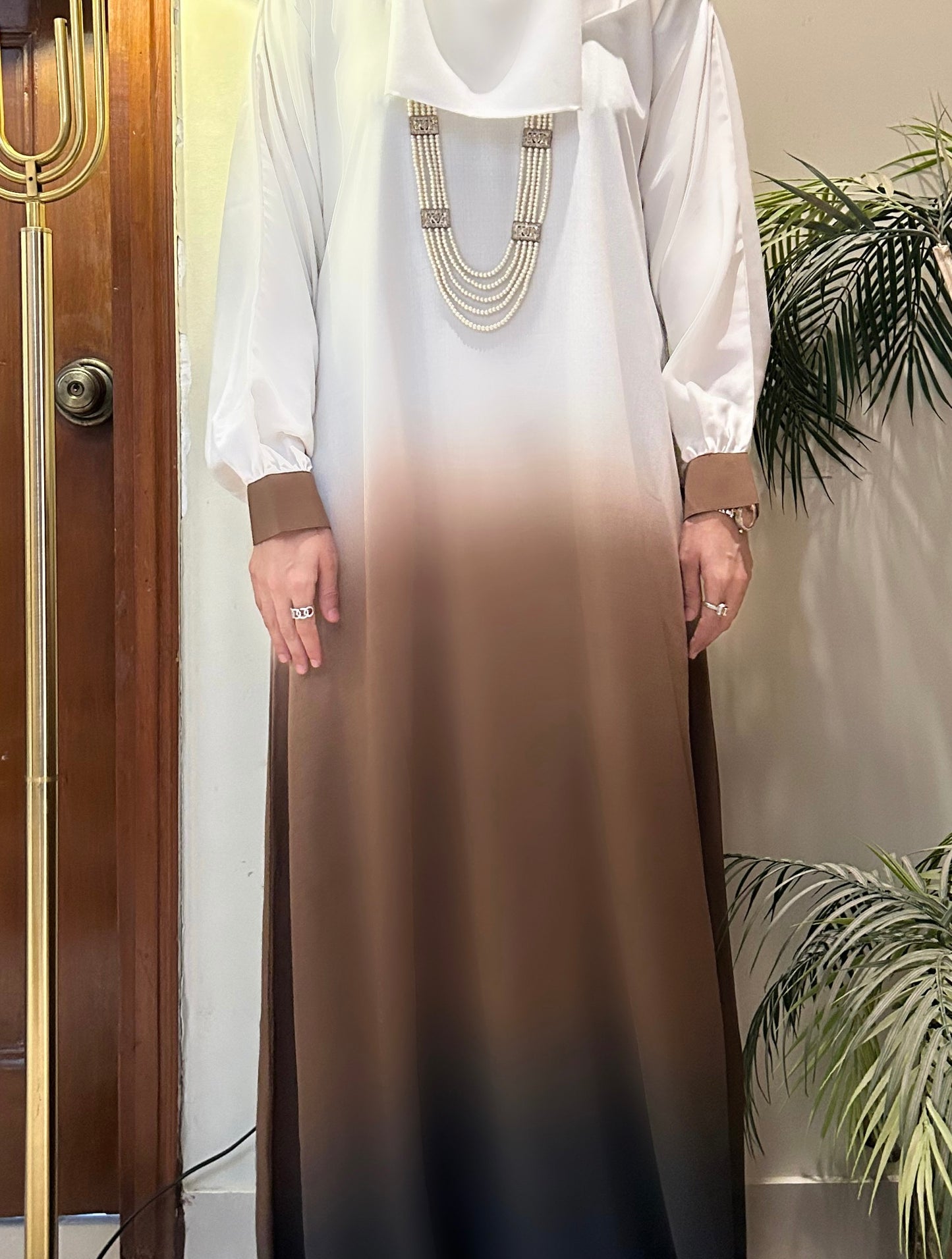 CHARCOAL ABAYA - MIZN