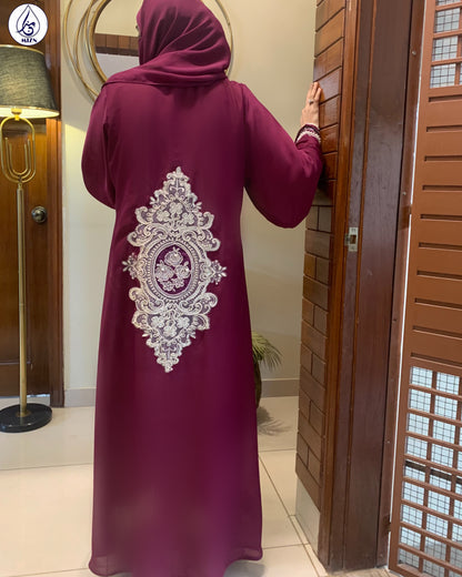 CRIMSON ABAYA - MIZN