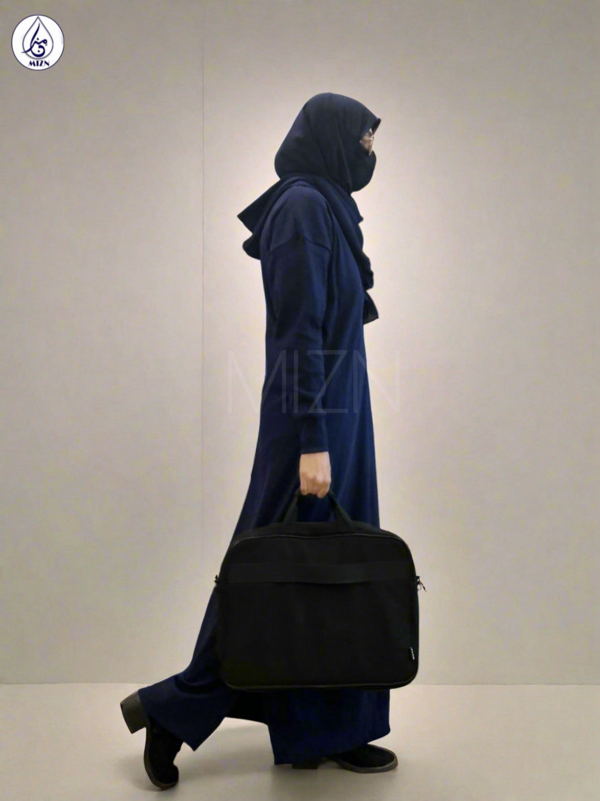 WINTER ABAYA BLUE