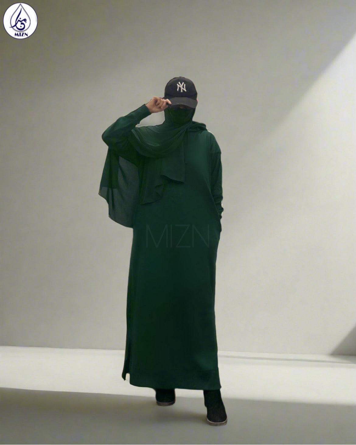 HOODIE ABAYA GREEN