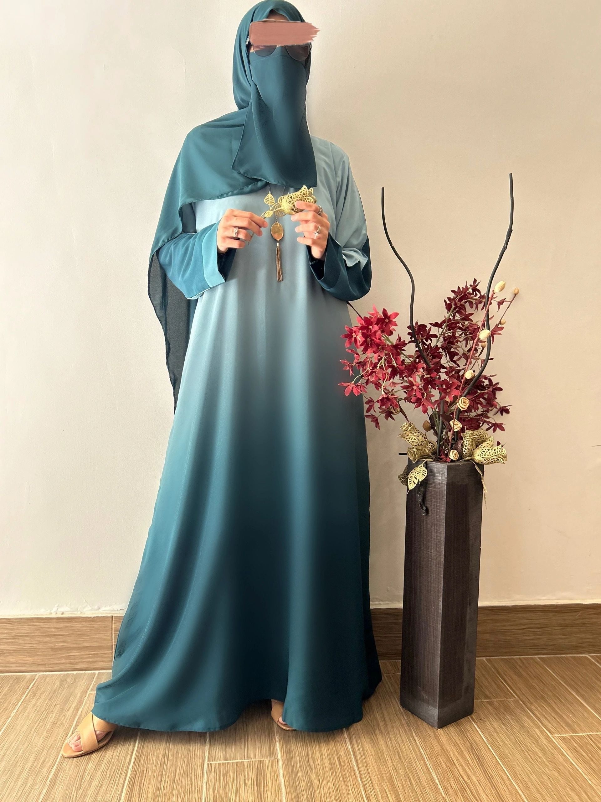 SHADOW GREEN ABAYA