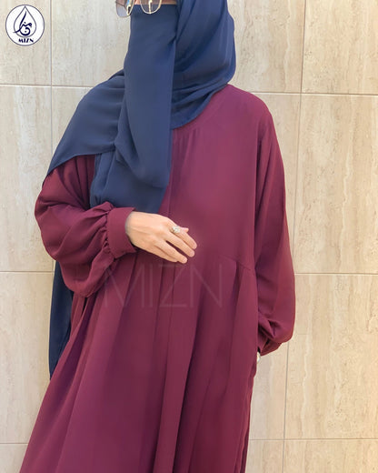 BOXPLEAT ABAYA